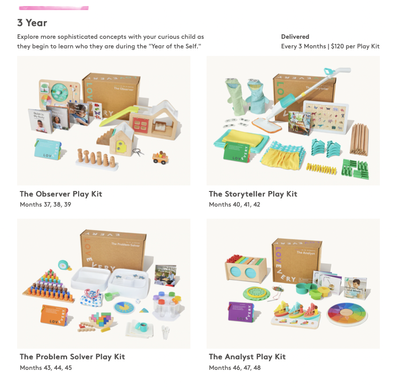 play kits for 3 year olds